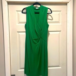 Hoss green knit shift dress
